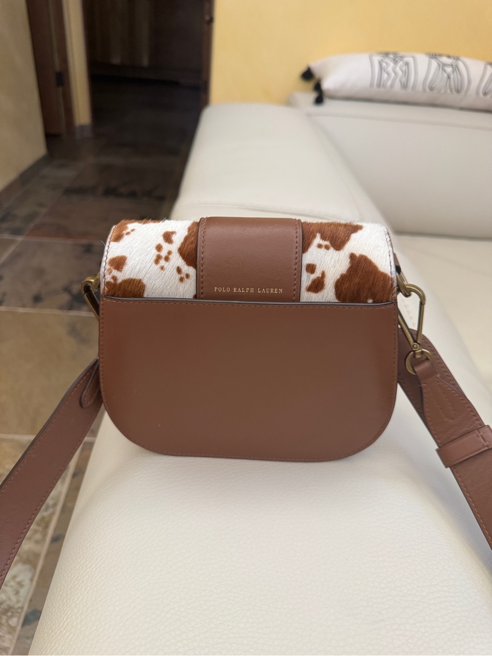 Polo Ralph Lauren Lennox Saddle Crossbody Bag - Picture 4 of 8